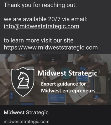 Midwest Strategic Call Routing: What your customer will see.
